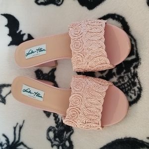 Collectif Lulu Hun Nancy Heel in Blush Pink